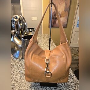 Dooney & Bourke Tan Leather Hobo Bag
